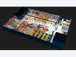 Multi-Zone Commercial Indoor Playground - Comprehensive Soft Play Equipment — HonPlay