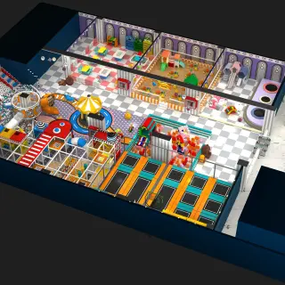 Multi-Zone Commercial Indoor Playground - Comprehensive Soft Play Equipment for Dubai Mall Play Zone - HonPlay