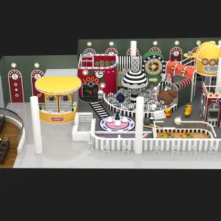 Cartoon Character Themed Indoor Playground - Premium Soft Play Center for Dubai Mall Entertainment Zone - HonPlay