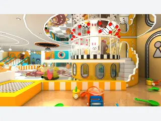 Custom Line Friends Themed Indoor Soft Play Center - Multi-Level Adventure Zone — HonPlay