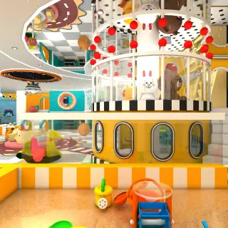 Custom Line Friends Themed Indoor Soft Play Center - Multi-Level Adventure Zone for Singapore Family Entertainment Centers - HonPlay