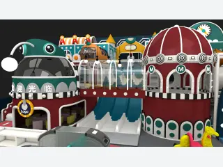 Futuristic Submarine Theme Indoor Playground - Commercial Soft Play Equipment — HonPlay