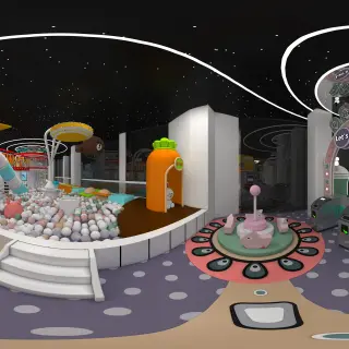 Space Theme Indoor Soft Play Center - Comprehensive Commercial Playground Equipment for Dubai Mall Play Zone - HonPlay