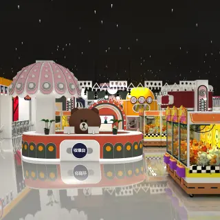Custom Cartoon Themed Indoor Playground Center - Comprehensive FEC Solution for Dubai Mall Play Zones - HonPlay