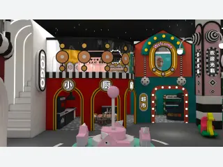 Indoor Role-Play Town Set - Custom Commercial Soft Play Equipment — HonPlay