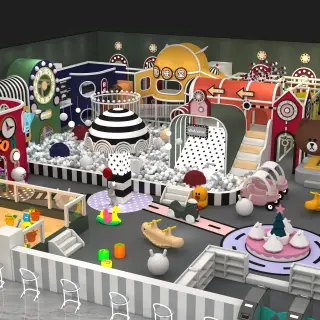 Cartoon Theme Indoor Soft Play Center - Comprehensive Commercial Playground Equipment for Dubai Shopping Malls - HonPlay