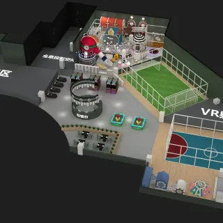 Comprehensive Indoor Family Entertainment Center - Multi-Zone Soft Play and Sports Arena for Dubai Mall Play Zone - HonPlay