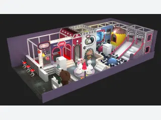 Space-Themed Indoor Soft Play Center - Commercial Playground Equipment — HonPlay