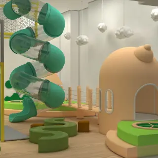 Whimsical Forest Indoor Soft Play Center - Custom Themed Playground Equipment for Dubai Mall Play Zone - HonPlay