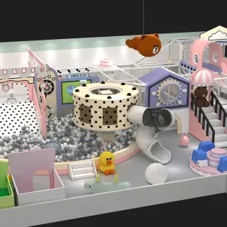 Cartoon Character Themed Indoor Soft Play Center - Custom Commercial Playground Equipment for Dubai Mall Play Zones - HonPlay