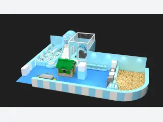 Ocean Theme Indoor Soft Play Center - Custom Toddler Playground Equipment — HonPlay