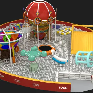 Space Adventure Indoor Ball Pit - Custom Soft Play Equipment for Dubai Mall Play Zones - HonPlay