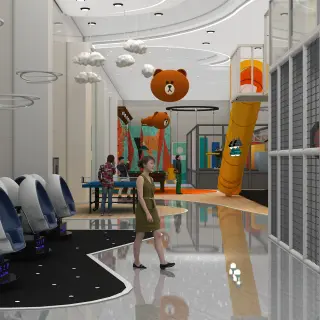 Integrated Indoor Family Entertainment Center - Multi-Activity Playground Equipment for Dubai Mall Play Zone - HonPlay