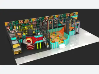 Jungle Adventure Indoor Soft Play Center - Commercial Playground Equipment — HonPlay