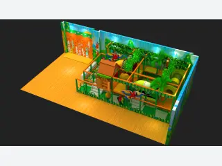 Jungle Adventure Indoor Soft Play - Forest Theme Playground Equipment — HonPlay