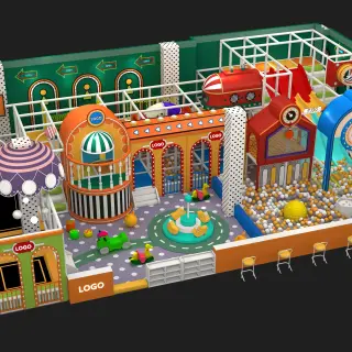 Circus Theme Indoor Soft Play Center - Commercial Playground Equipment for Dubai Shopping Mall Play Zone - HonPlay