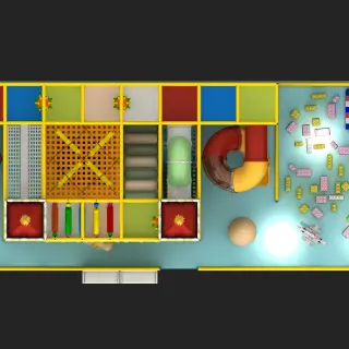 Multi-Level Indoor Soft Play Structure - Commercial Playground Equipment for Warsaw Family Entertainment Centers - HonPlay