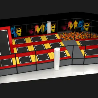 Commercial Indoor Trampoline Park - Professional Trampoline Equipment for Warsaw Family Entertainment Centers - HonPlay