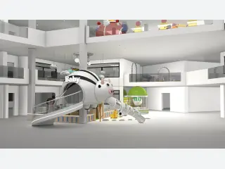Cartoon Cow Themed Indoor Soft Play Center - Custom Commercial Playground Equipment — HonPlay