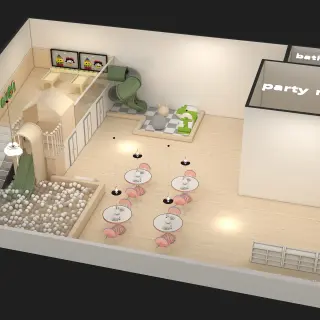 Integrated Indoor Play Center with Ball Pit and Party Room - Commercial Soft Play Equipment for Dubai Mall Play Zone - HonPlay