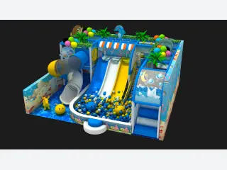 Ocean Theme Indoor Soft Play Center - Marine Adventure Playground Equipment — HonPlay