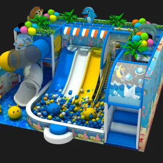 Ocean Theme Indoor Soft Play Center - Marine Adventure Playground Equipment for Dubai Shopping Malls - HonPlay