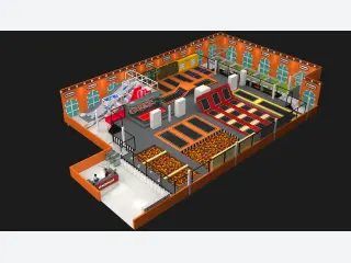 Multi-Functional Indoor Trampoline Park - Commercial Adventure Playground Equipment — HonPlay