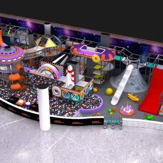 Space Adventure Indoor Playground - Commercial Soft Play Equipment for Dubai Mall Play Zone - HonPlay
