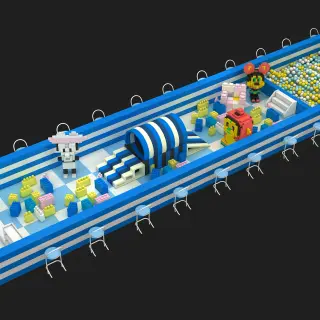 Modular EPP Block Playground - Indoor Soft Play Equipment for Dubai Mall Play Zone - HonPlay