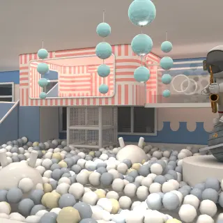 Astronaut Space Theme Indoor Playground - Soft Play Equipment for Dubai Mall Play Zone - HonPlay