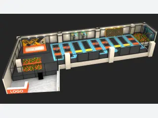 Commercial Indoor Trampoline Park with Foam Pit - Multi-Functional Play Center Equipment — HonPlay
