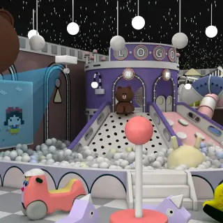 Character-Themed Indoor Ball Pit and Slide System - Custom Soft Play Equipment for Dubai Mall Play Zone - HonPlay