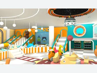 Space-Themed Indoor Soft Play Center - Custom Commercial Playground Equipment — HonPlay