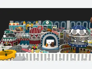 Line Friends Themed Indoor Playground - Custom Soft Play Center for Shopping Malls — HonPlay