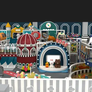 Line Friends Themed Indoor Playground - Custom Soft Play Center for Shopping Malls in Singapore - HonPlay