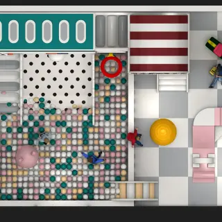 Modular Indoor Soft Play Ball Pit - Commercial Playground Equipment for Warsaw Family Entertainment Centers - HonPlay