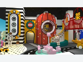 Space Adventure Indoor Soft Play Center - Custom Themed Playground Equipment — HonPlay