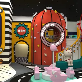 Space Adventure Indoor Soft Play Center - Custom Themed Playground Equipment for Dubai Shopping Malls - HonPlay