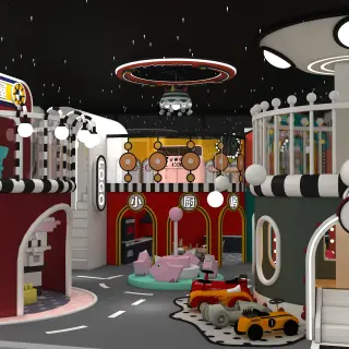 Indoor Role-Play Mini City Playground - Custom Themed Soft Play Equipment for Dubai Mall Play Zone - HonPlay