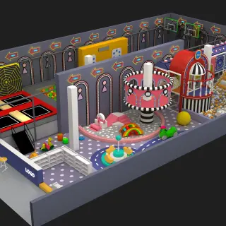 Circus Theme Indoor Soft Play Center - Comprehensive Multi-Level Playground for Dubai Shopping Malls - HonPlay