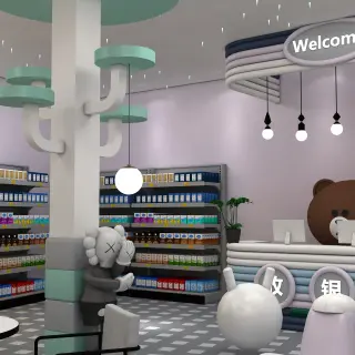 Custom Cartoon Themed Indoor Play Zone - Interactive Retail & Entertainment Space for Dubai Mall - HonPlay