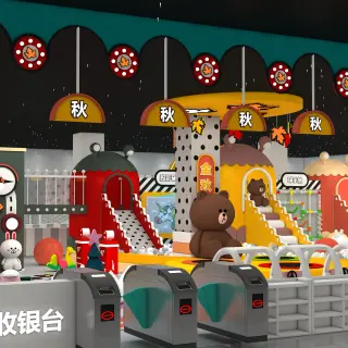 Cartoon Character Indoor Soft Play Center - Custom Commercial Playground Equipment for Singapore Shopping Malls - HonPlay