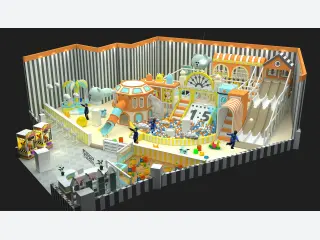 Bear-Themed Indoor Soft Play Center - Custom Commercial Playground Equipment — HonPlay