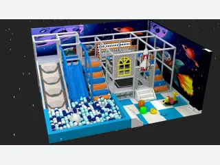 Space Adventure Indoor Soft Play Center - Custom Themed Playground Equipment (HP-608) — HonPlay