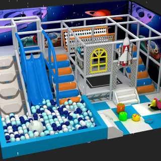 Space Adventure Indoor Soft Play Center - Custom Themed Playground Equipment for Dubai Shopping Malls - HonPlay