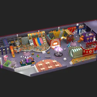 Circus Theme Indoor Playground Complex - Multi-Level Soft Play Equipment for Berlin Family Entertainment Centers - HonPlay