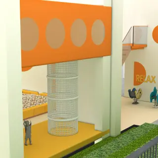 Integrated Indoor Adventure Play Zone - Commercial Soft Play Equipment for Warsaw Shopping Malls - HonPlay