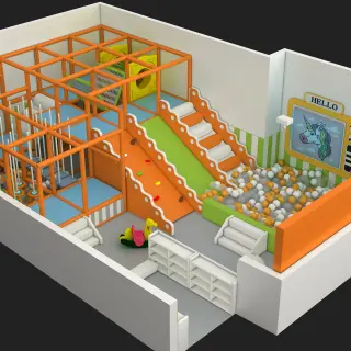 Modular Indoor Soft Play Structure - Commercial Playground Equipment for Warsaw Family Entertainment Centers - HonPlay