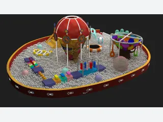 Hot Air Balloon Theme Ball Pit Playground - Indoor Soft Play Equipment — HonPlay