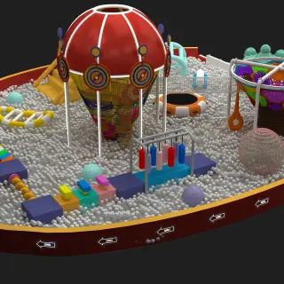 Hot Air Balloon Theme Ball Pit Playground - Indoor Soft Play Equipment for Dubai Mall Play Zone - HonPlay